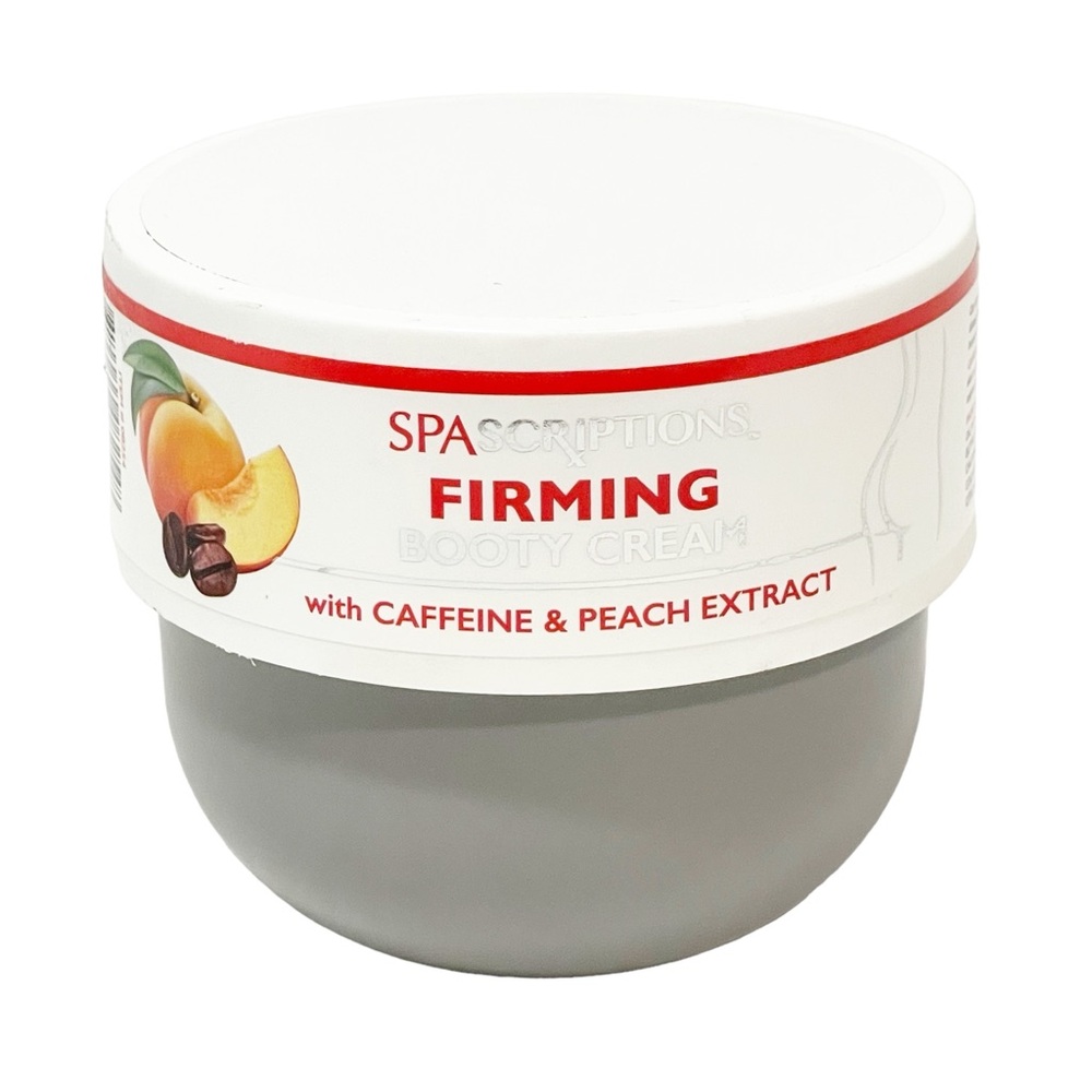 SPAscriptions- Firming booty Cream With Caffeine &‎ Peach Extract 10oz NEW